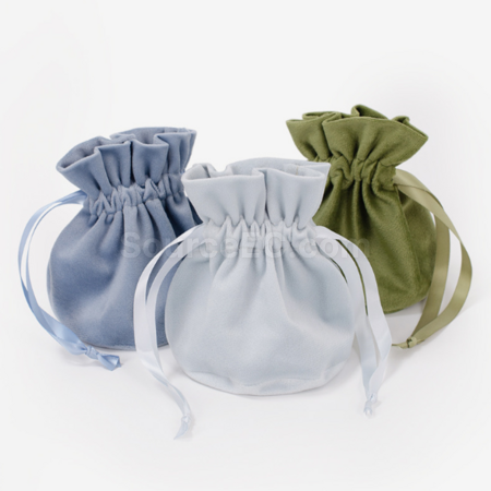 Customization Flannel drawstring bag Corporate Gifts