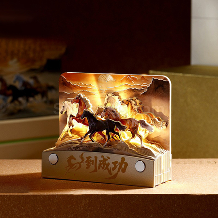 Customization Customizable Hand-Torn Calendar Paper Carved Lamp Corporate Gifts