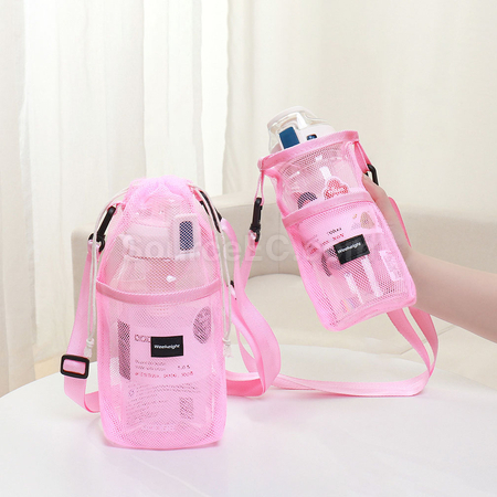Customization Mesh crossbody cup sleeve Corporate Gifts