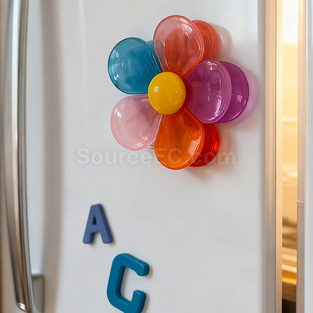 Customization Refrigerator Magnet Flower Sealing Clip Corporate Gifts