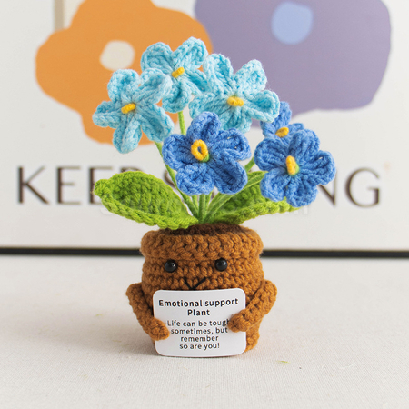 Customization Knitted flower plant pot Corporate Gifts