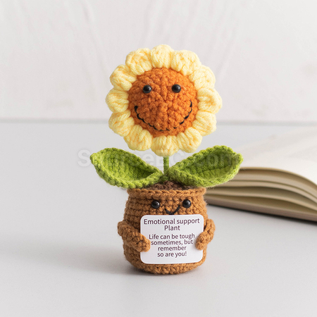 Customization Knitted flower plant pot Corporate Gifts