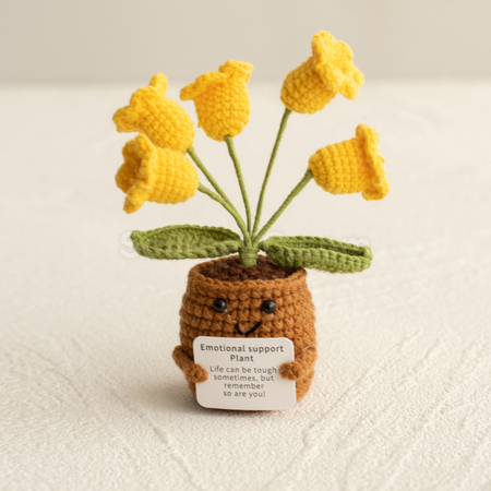 Customization Knitted flower plant pot Corporate Gifts