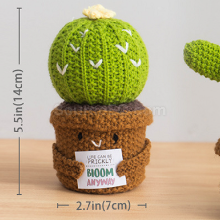 Customization Knitted flower plant pot Corporate Gifts