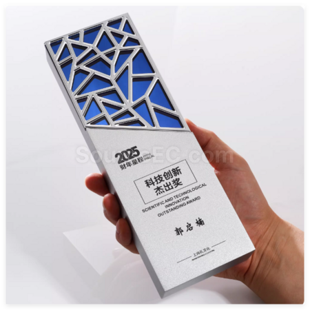 Customization Creative Mirror Crystal Trophy Corporate Gifts
