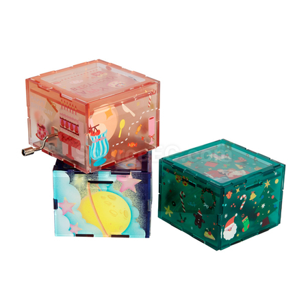 Customization Acrylic Hand-cranked Music Box Corporate Gifts