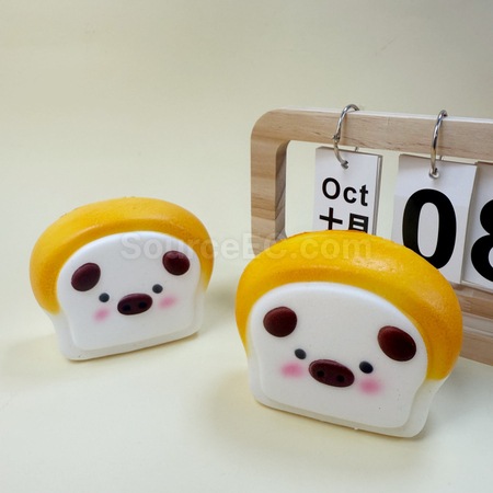 Customization Toast Little Pig Squishy Stress Relief Toy Corporate Gifts