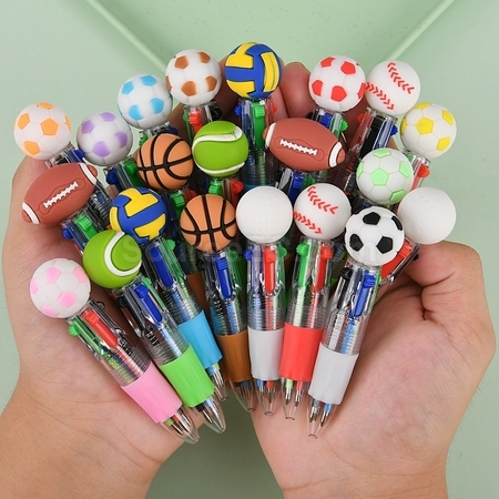 Customization Creative Spherical Four Color Pen Corporate Gifts