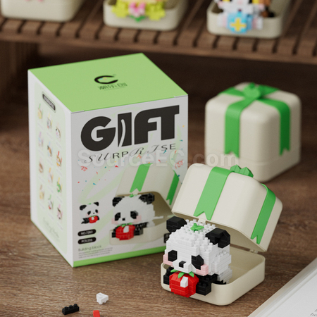 Customization Panda, Puppy, Animal Building Block Toy Gift Box Corporate Gifts