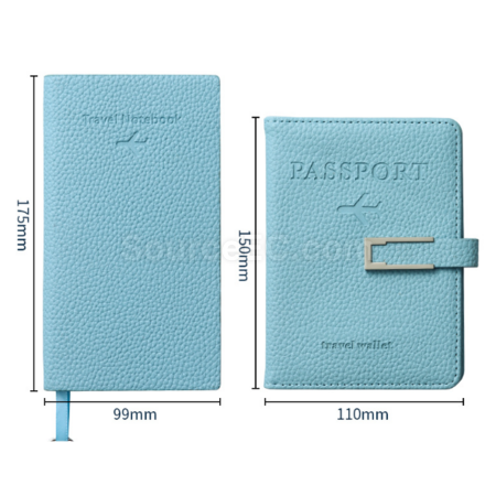 Customization Luggage tag, passport holder and notebook gift set Corporate Gifts