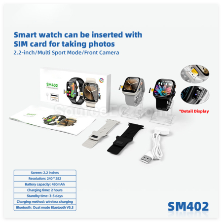 Customization Sliding Camera Smartwatch Corporate Gifts