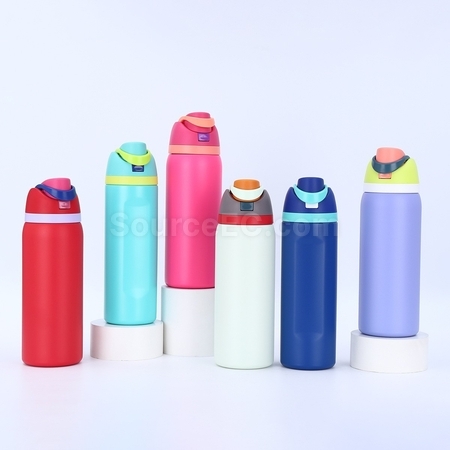 Color-Blocked Double-Walled Thermos