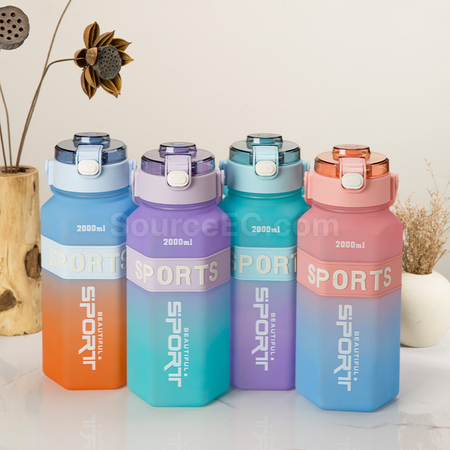 Customization Hexagonal Sports Water Bottle Corporate Gifts