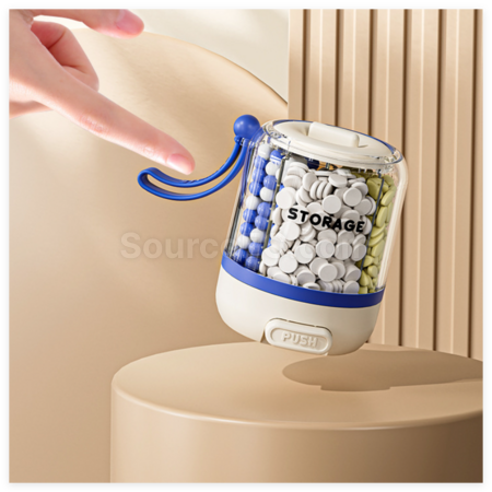 Customization Press-Type Compartmentalized Medicine Box Corporate Gifts