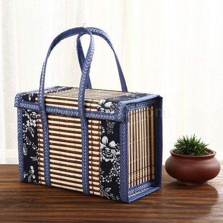 Customization Bamboo woven basket Corporate Gifts