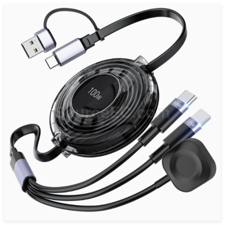 Customization 5-in-1 Retractable Data Cable Corporate Gifts