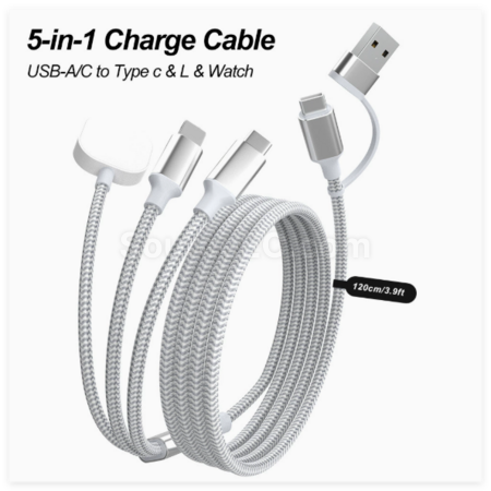Customization 5-in-1  Data Cable Corporate Gifts