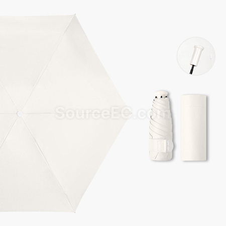 Customization Retractable Five-Fold Portable Sun Umbrella Corporate Gifts