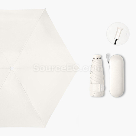 Customization Retractable Five-Fold Portable Sun Umbrella Corporate Gifts