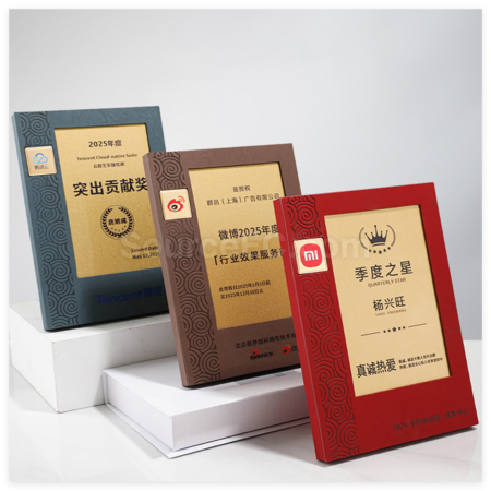 Customization 3D Embossed Leather Medal Corporate Gifts