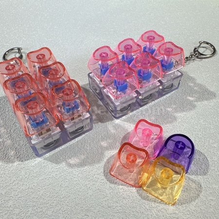 Customization Custom Heart-shaped Button Stress Relief Toy Corporate Gifts