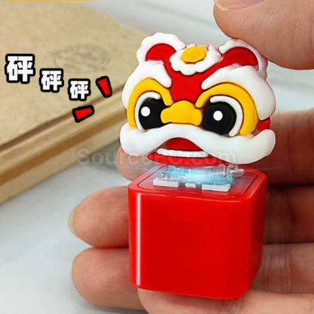 Customization Stress-relief Sound Button Keychain Corporate Gifts