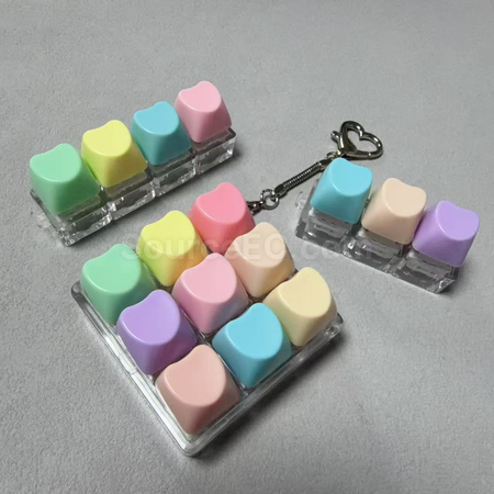 Customization Custom Heart-shaped Button Stress Relief Toy Corporate Gifts