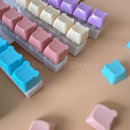 Customization Custom Bear Head Button Stress Relief Toy Corporate Gifts