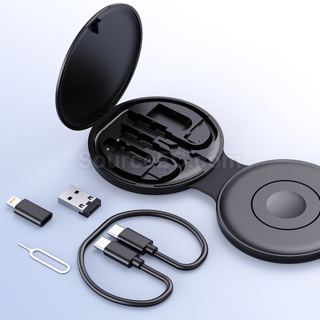 Customization 3-in-1 Fast Charging Magnetic Charging Multifunctional Data Cable Box Corporate Gifts