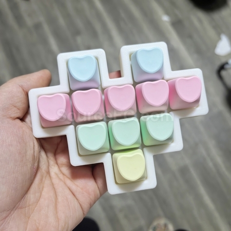 Customization Custom Heart-shaped Button Stress Relief Toy Corporate Gifts