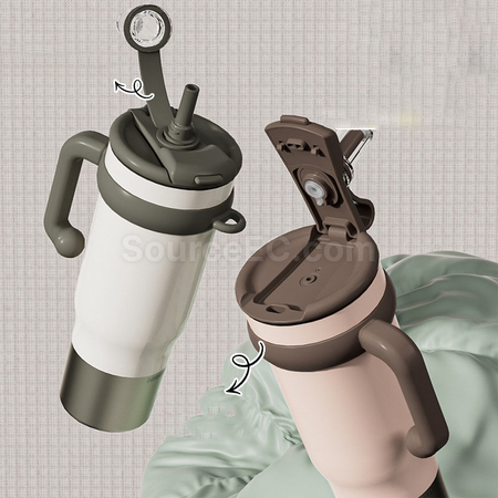 Customization Stainless steel straw thermos cup Corporate Gifts