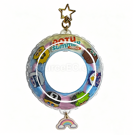 Customization Customizable Inflatable Swimming Ring Pendant Corporate Gifts