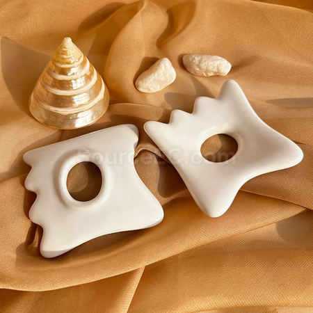 Customization Ceramic beauty massage gua sha board Corporate Gifts