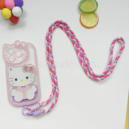 Customization Color-Blocked Woven Phone Strap Corporate Gifts