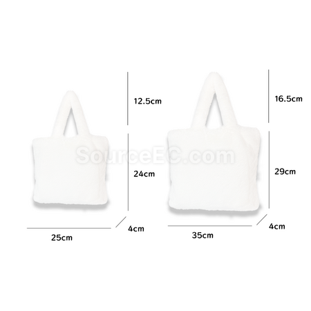 Customization Plush bag rabbit fur bag Corporate Gifts