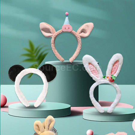 Customization Custom plush hair hoops available Corporate Gifts
