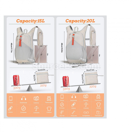 Customization Lightweight Waterproof Running Backpack Corporate Gifts