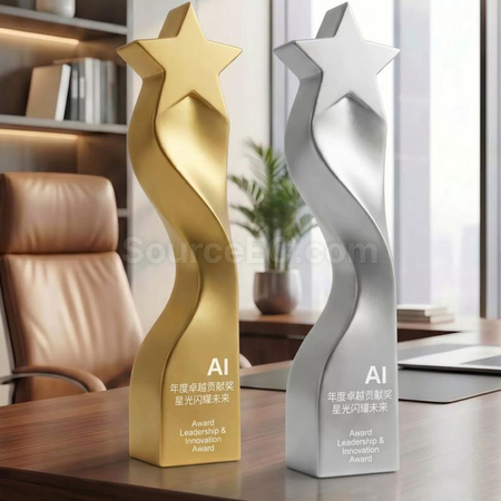 Customization Creative Resin Trophy Corporate Gifts
