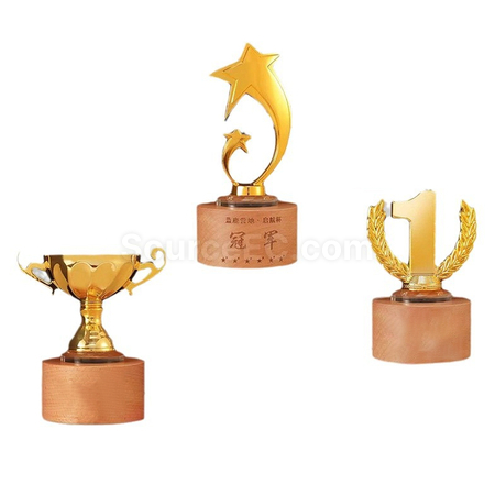 Wooden Metal Trophy