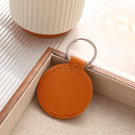 Customization PU Leather Keychain Corporate Gifts