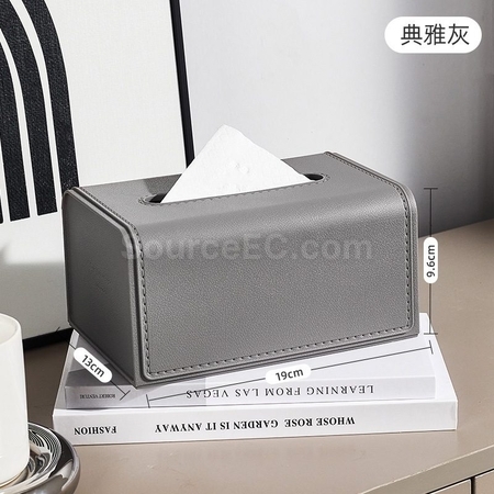 Customization Luxury Leather Tissue Box Corporate Gifts
