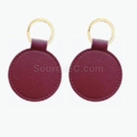 Customization PU Leather Keychain Corporate Gifts