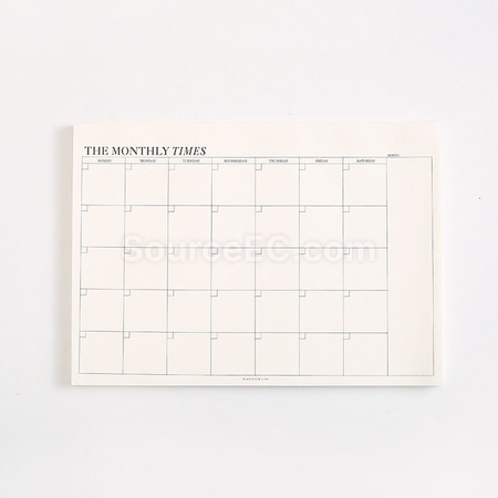 Customization Monthly Planner Notepad Corporate Gifts