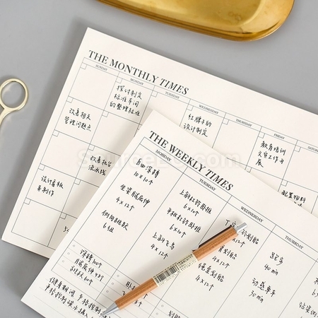 Customization Monthly Planner Notepad Corporate Gifts