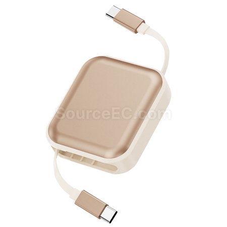 Customization 240W Retractable Dual Type-C Charging & Data Cable Corporate Gifts