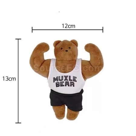 Customization Muscular bear doll keychain pendant Corporate Gifts