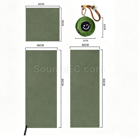 Customization Smiley Face Quick-Drying Towels Corporate Gifts