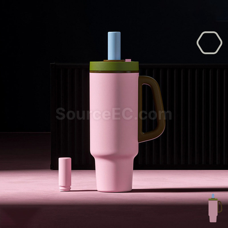 Customization Stainless steel ceramic straw tumbler Corporate Gifts
