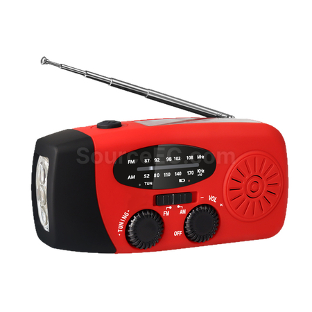 Customization Multifunction Emergency Hand Crank Solar Radio Corporate Gifts