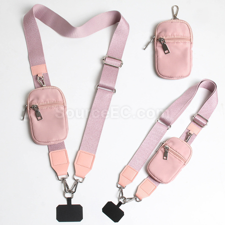 Customization Twill Braided Detachable Phone Wrist Strap/Back Strap Lanyard Corporate Gifts